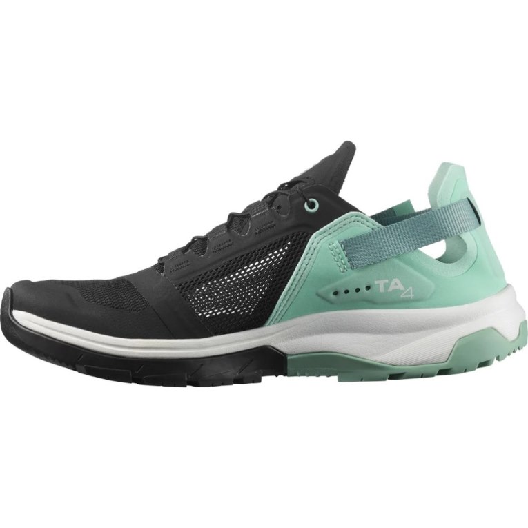 Tênis De Caminhada Salomon Tech Amphib 4 Feminino Pretas Verdes | PT W68504